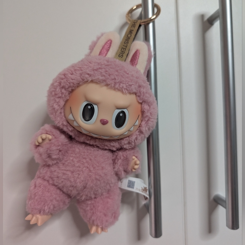 Lychee Berry Labubu Plush Keychain